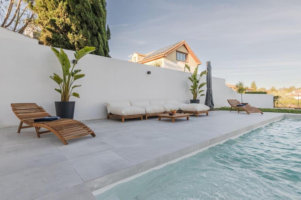 Villa Con Piscina Privada Gelves Zewnętrze zdjęcie
